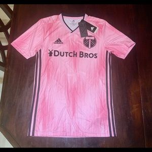 Adidas MLS Timbers Dutch Bros Jersey size XS